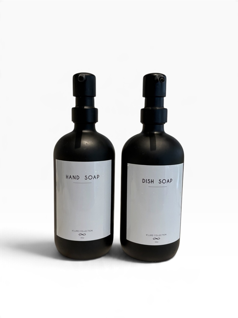 Matching kitchen soap dispensers